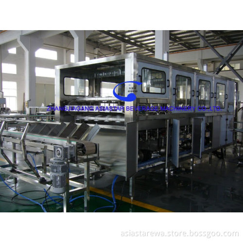 800BPH 19L barreled water rinsing filling capping machine
